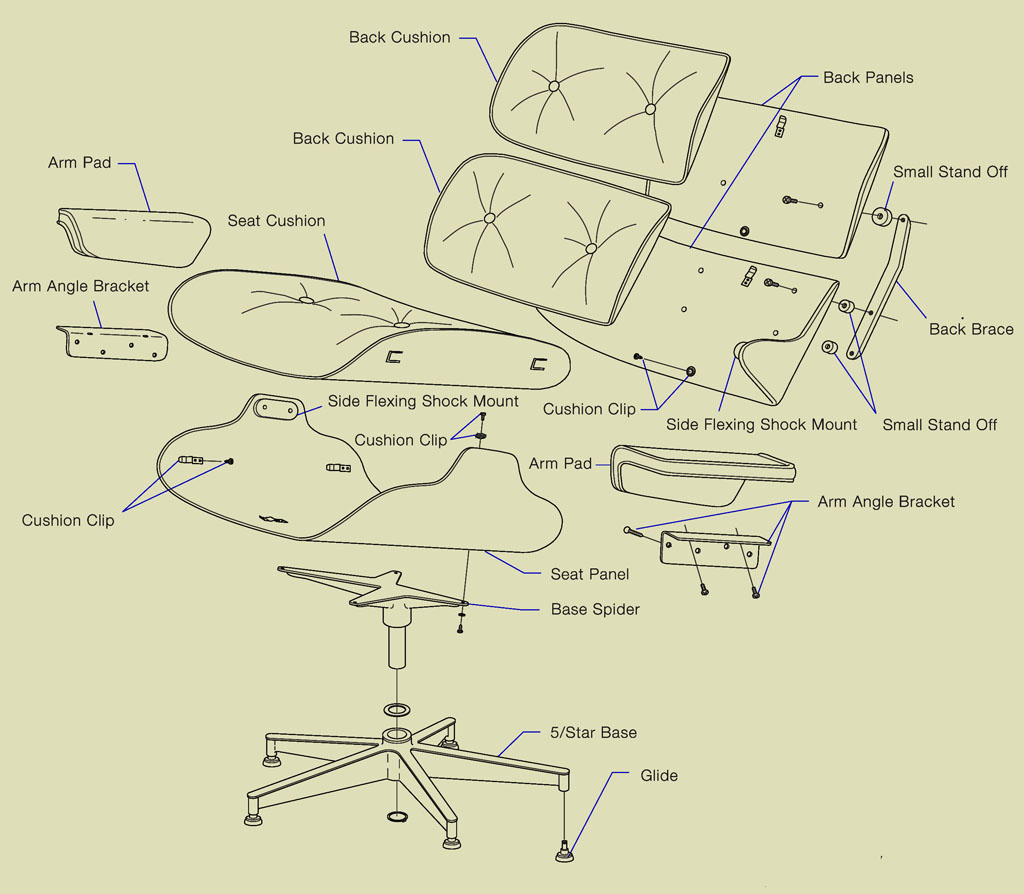 Shipping And Handling Repair Eames